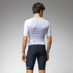 Alé TRIATHLON Focus Triatlonpak met korte mouwen voor heren - white