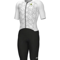 Alé TRIATHLON Focus Triatlonpak met korte mouwen voor heren - white