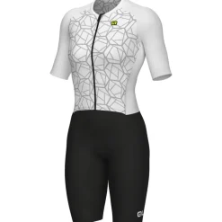 Alé TRIATHLON Focus Triatlonpak met korte mouwen voor dames - white