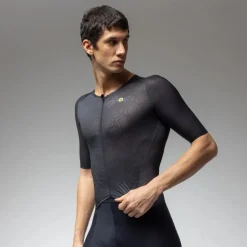 Alé TRIATHLON Focus Triatlonpak met korte mouwen voor heren - black