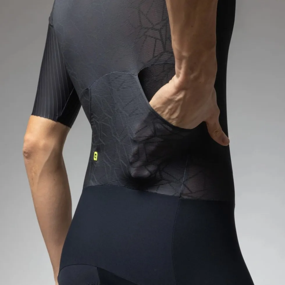 Alé TRIATHLON Focus Triatlonpak met korte mouwen voor heren - black