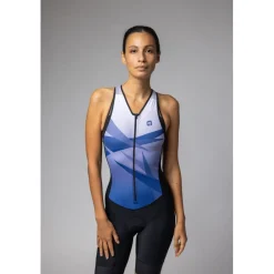 Alé TRIATHLON Horizon Trisuit zonder mouwen Dames - blauw