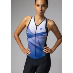 Alé TRIATHLON Horizon Trisuit zonder mouwen Dames - blauw