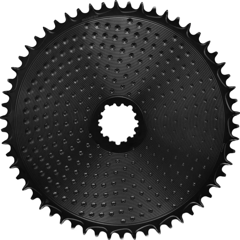 Alugear AERO Golf Ball Kettingblad - Road/Gravel | Direct Mount (SRAM 3-Bolt) | 1x 10/11/12s - rond | zwart
