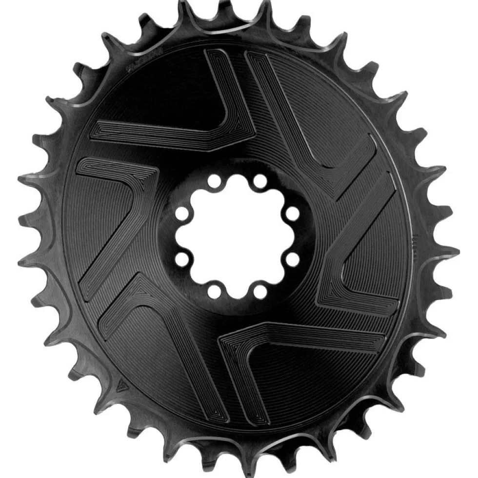 Alugear AERO Kettingblad - MTB | Direct Mount (SRAM 8-Bolt) | Boost | 1x 11/12s (T-Type) - ovaal | zwart