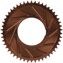 Alugear AERO Kettingblad - Road/Gravel | Thread Mount | 6.5mm | 1x 11/12/13s | rond - mocha