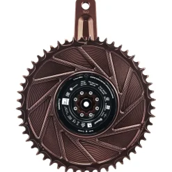 Alugear AERO Kettingblad - Road/Gravel | Thread Mount | 6.5mm | 1x 11/12/13s | rond - mocha