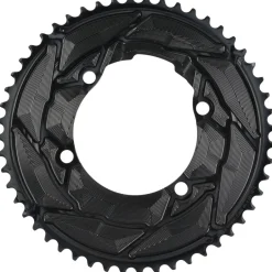 Kettingbladen < Alugear AERO Kettingblad - Road | 4x BCD 110 (Shimano Asymmetric / buiten) | 2x 12s - rond | zwart