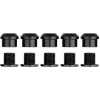 Alugear Kettingbladboutenset - 5x BCD | M8 x 6.5mm | incl. Moeren (5mm) - zwart