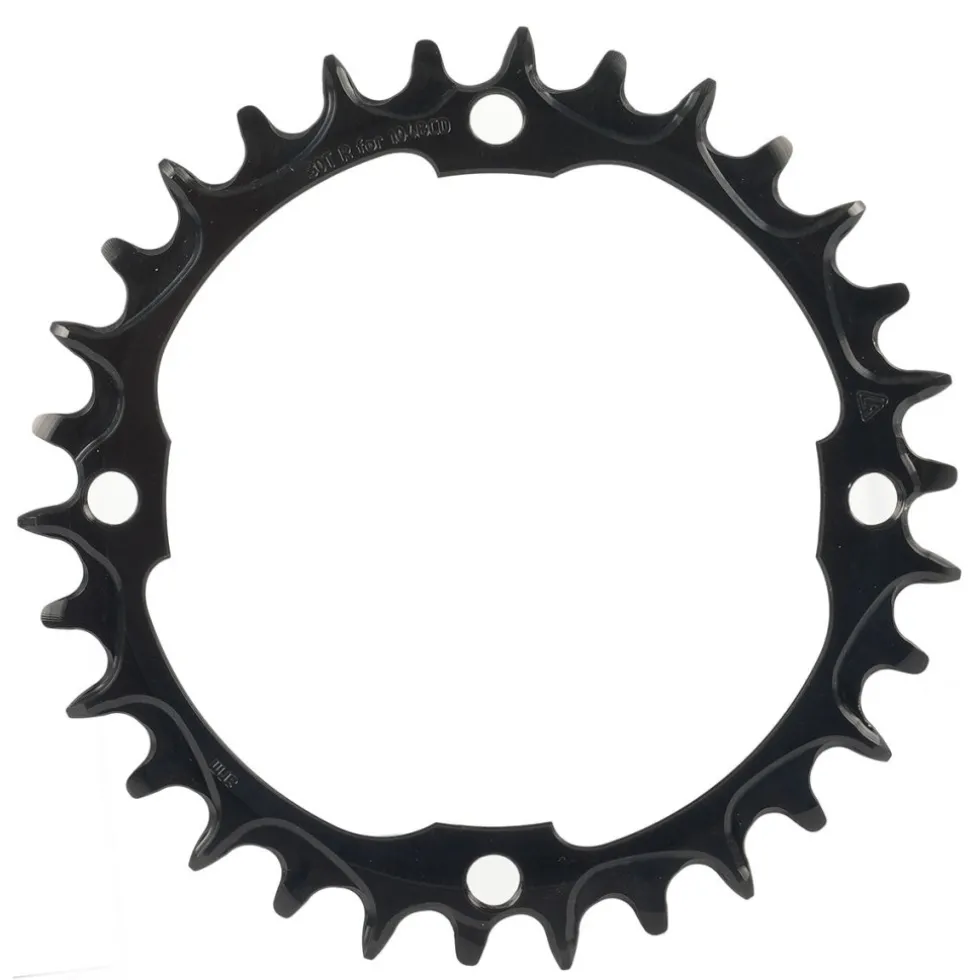 Alugear Narrow Wide Chainring - 104 BCD - 4-Bolt - black