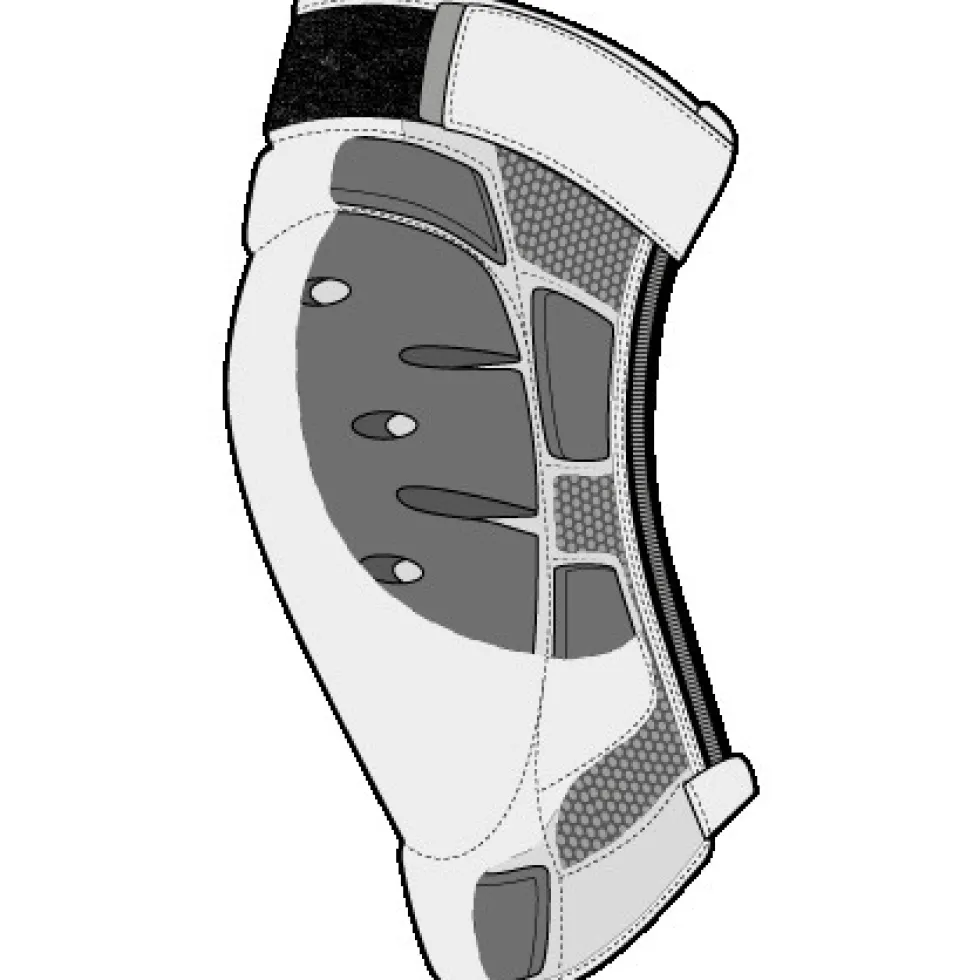 Amplifi Havok Knee Zip Knee Protector - jet black