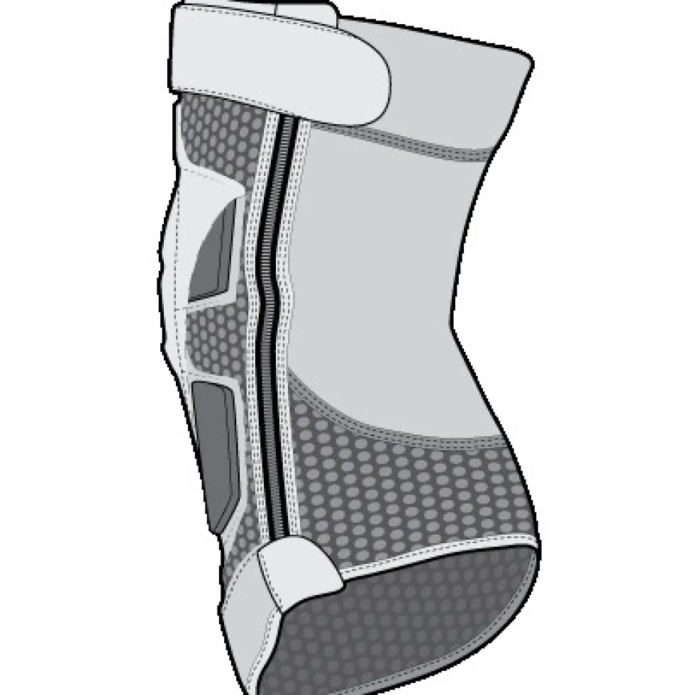 Amplifi Havok Knee Zip Knee Protector - jet black