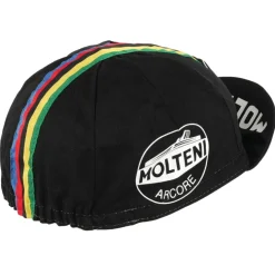 Apis Retro Stijl Professionele Fietspet - MOLTENI BLACK
