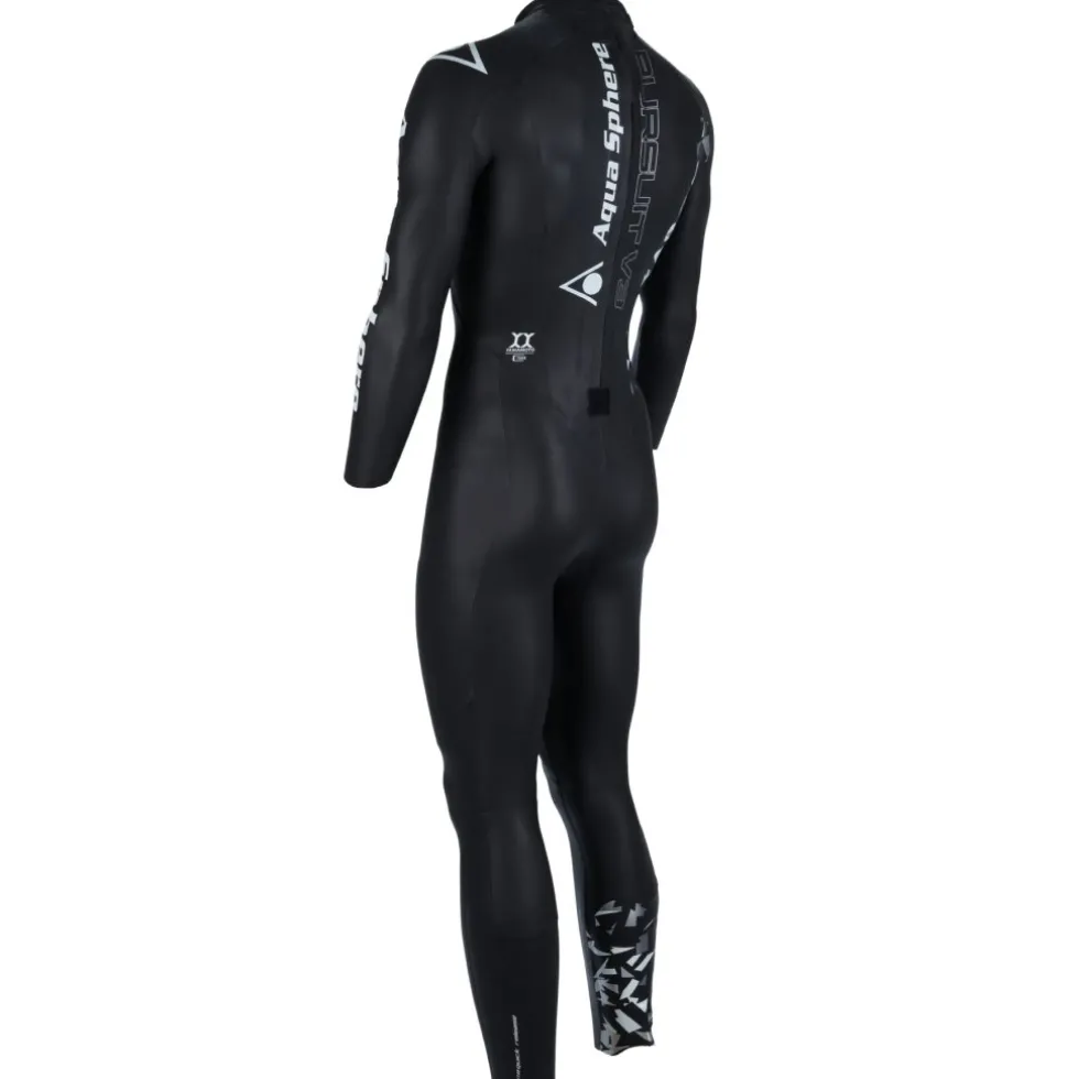 AQUASPHERE Pursuit V3 Neoprene Suit - Black/Bright Orange