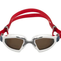 AQUASPHERE Kayenne Pro Zwembril - Bruin gepolariseerd - Wit/Grijs