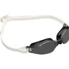AQUASPHERE Xceed Zwembril - Smoke getint - Zwart/Zwart/Wit