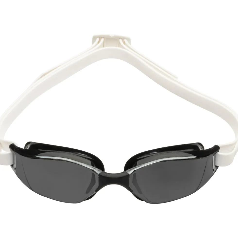 AQUASPHERE Xceed Zwembril - Smoke getint - Zwart/Zwart/Wit