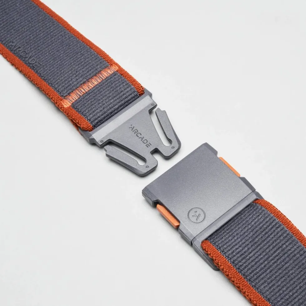 Arcade Adventure A2 Original Carto Stretch Riem - charcoal/saddle
