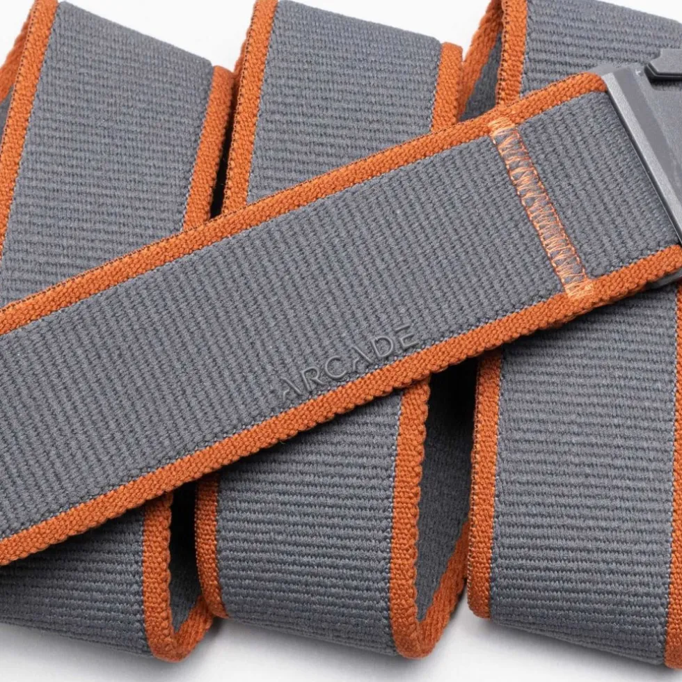 Arcade Adventure A2 Original Carto Stretch Riem - charcoal/saddle