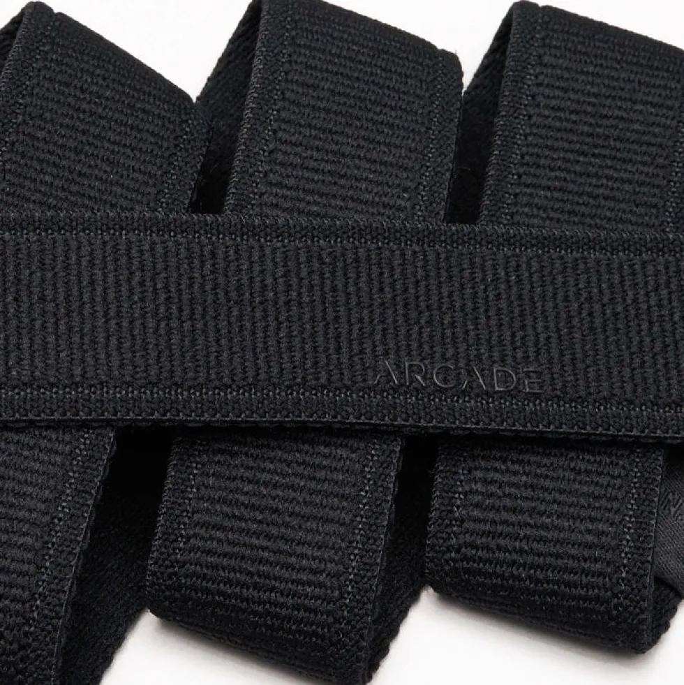 Arcade Adventure A2 Slim Atlas Stretch Riem - zwart