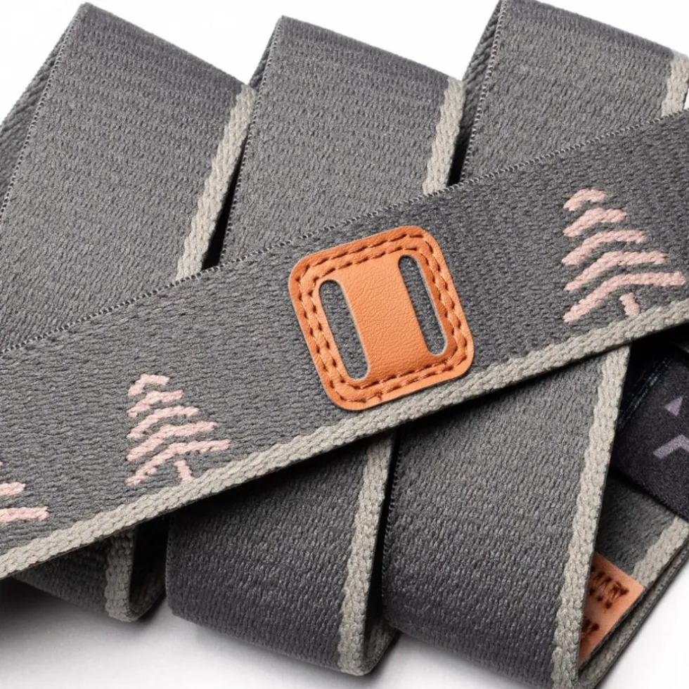Arcade Adventure A2 Slim Blackwood Stretch Riem - charcoal/blush