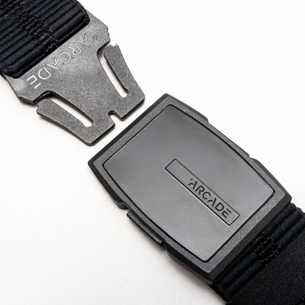 Arcade Lifestyle Stamped Stretch Riem - zwart