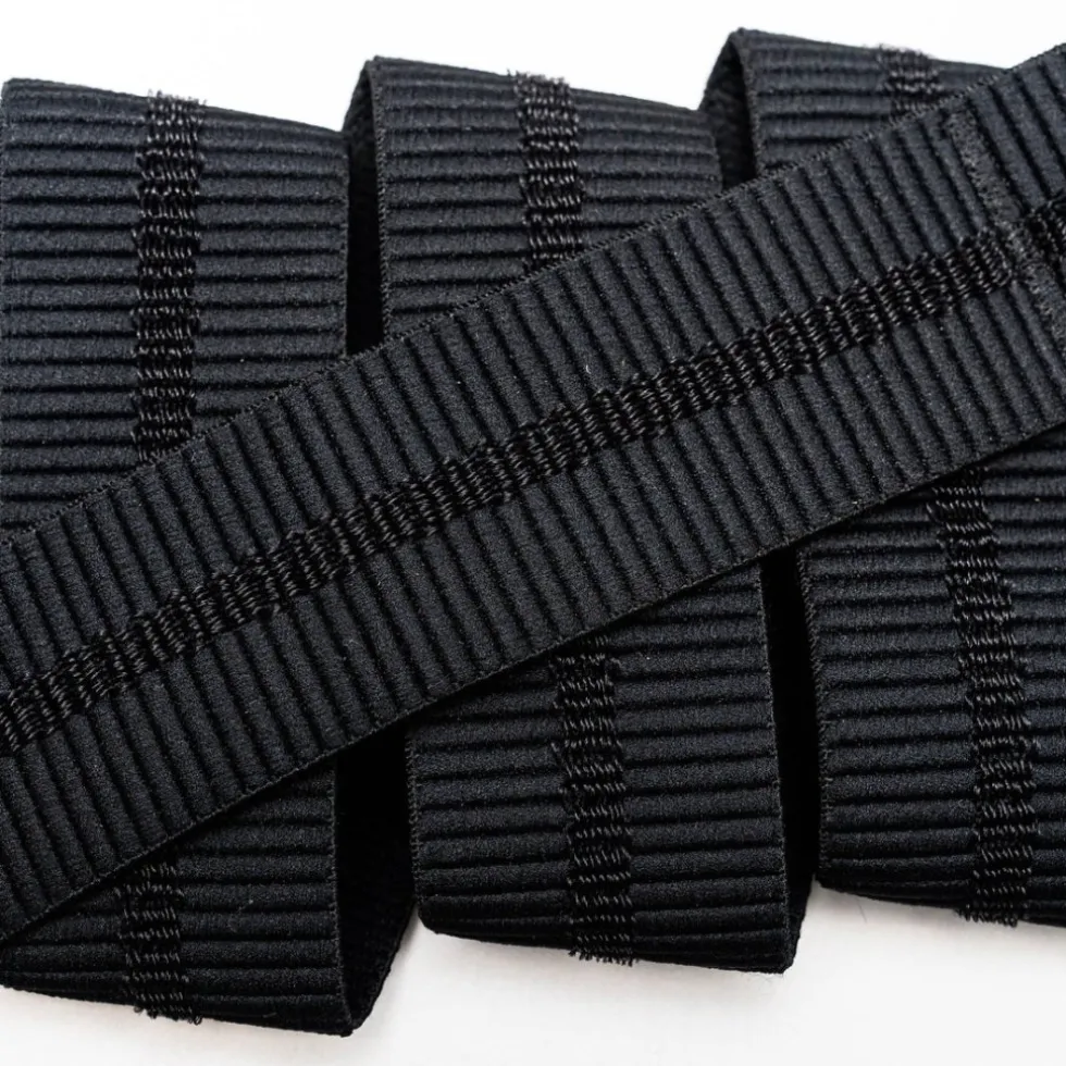 Arcade Lifestyle Stamped Stretch Riem - zwart