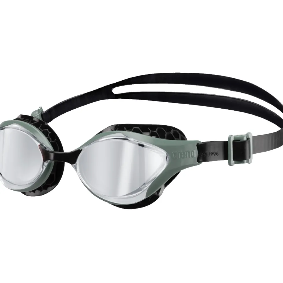 arena Air Bold Swipe Mirror Zwembrillen - Silver/Dark Olive