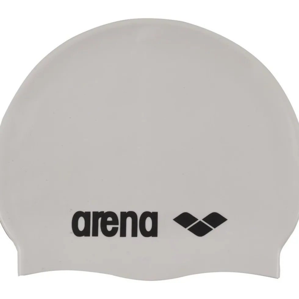 arena Badmuts - Classic Silicone - Wit/Zwart