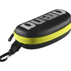 Zwembrillen|Zwembrillen < arena Brillenkoker - Zwart/Zilver/Fluo Yellow