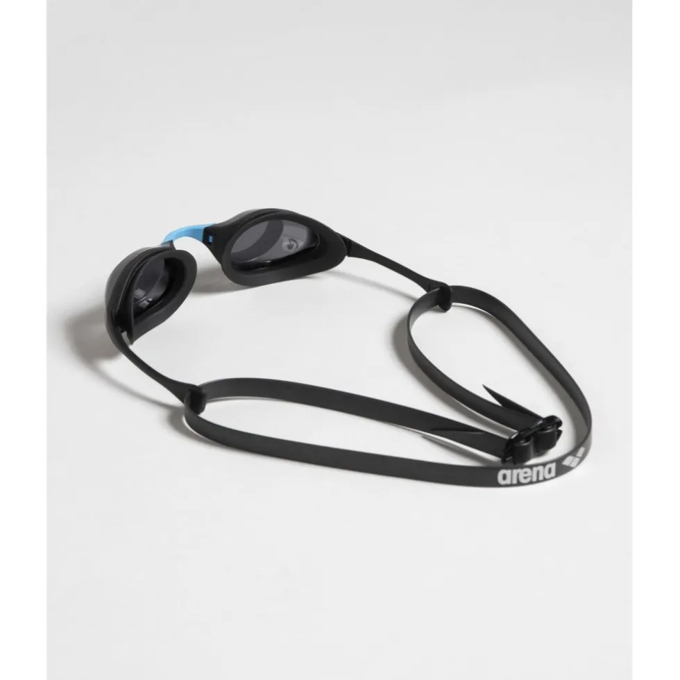 arena Cobra Swipe Zwembril - Dark Smoke/Zwart/Blauw