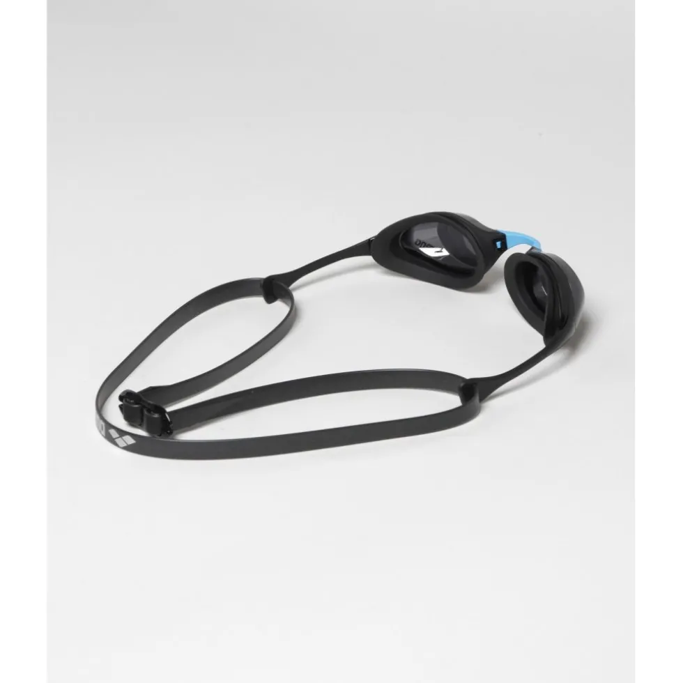arena Cobra Swipe Zwembril - Dark Smoke/Zwart/Blauw