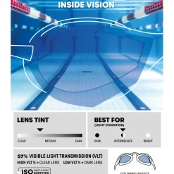arena Cobra Ultra Swipe Zwembril - Blauw/Blauw/Zwart
