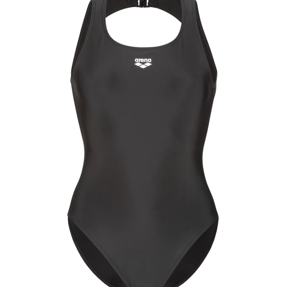 Zwembroeken & Bikini'S < arena Feel Solid O Back Badpak Vrouwen - Black/White