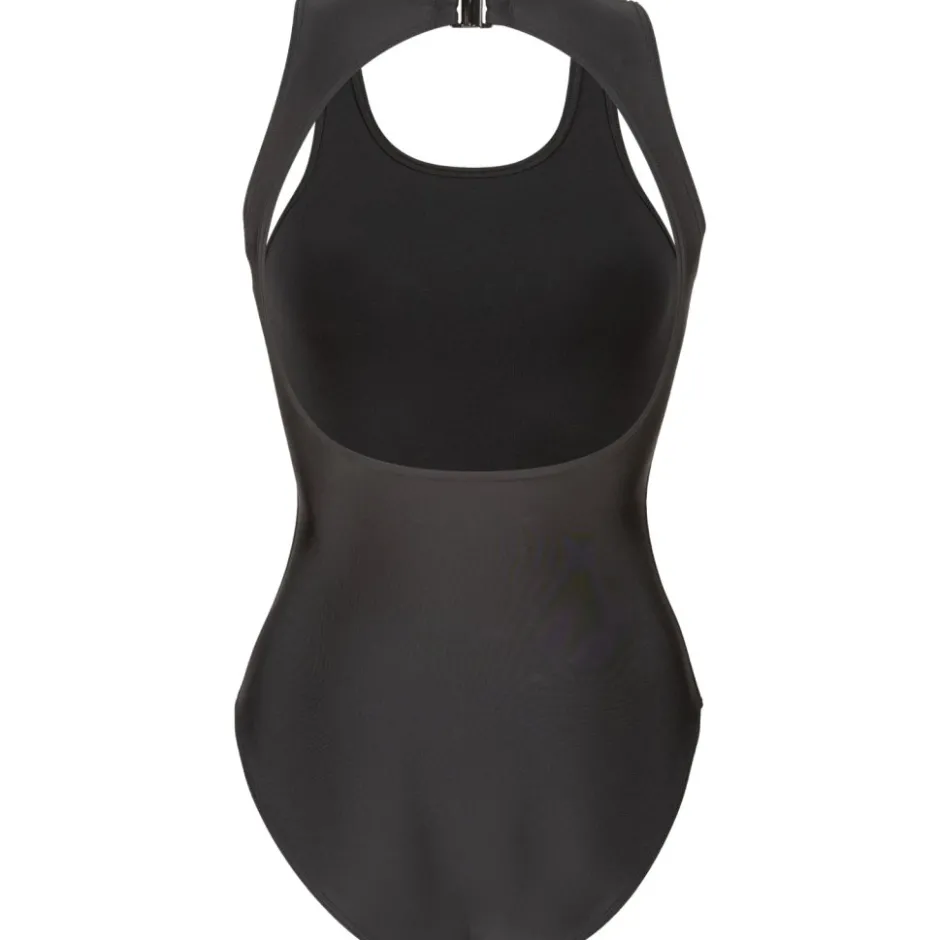 Zwembroeken & Bikini'S < arena Feel Solid O Back Badpak Vrouwen - Black/White