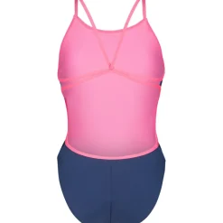 Wedstrijd Zwemkleding < arena Performance Arch Lace Back Badpak Dames - Multi Blue-Navy-Shocking Pink