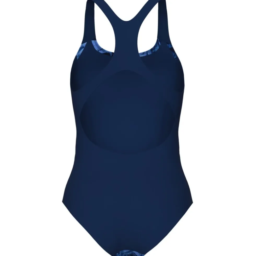 arena Performance Crackle Swim Pro Back Badpak Dames - Navy/Royal Multi