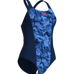 arena Performance Crackle Swim Pro Back Badpak Dames - Navy/Royal Multi