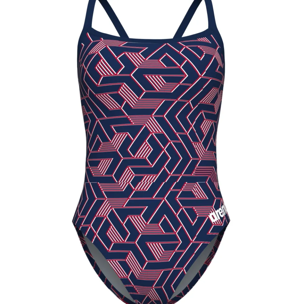 arena Performance Escape Challenge Back Badpak Dames - Navy/Team Rood Wit Blauw