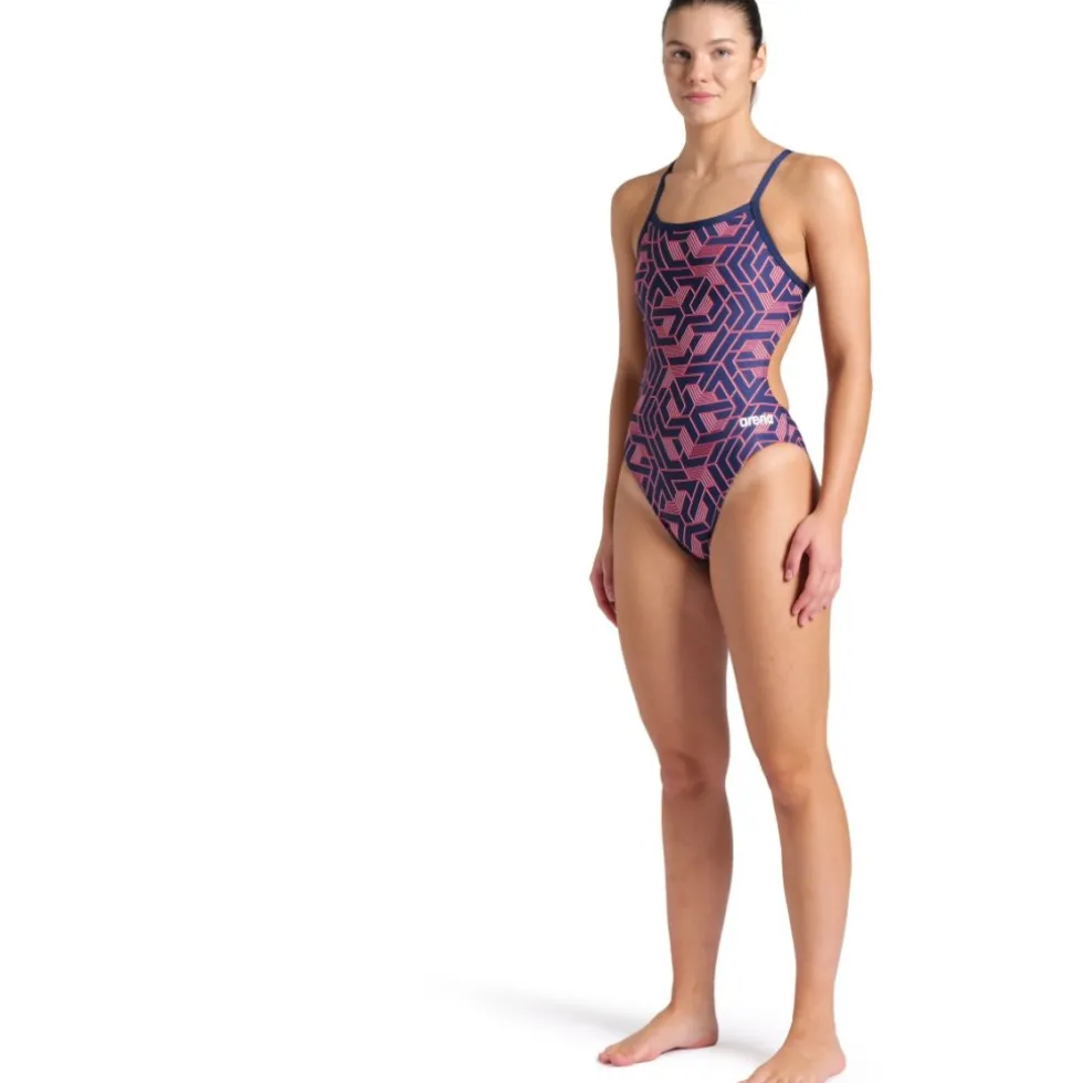 arena Performance Escape Challenge Back Badpak Dames - Navy/Team Rood Wit Blauw