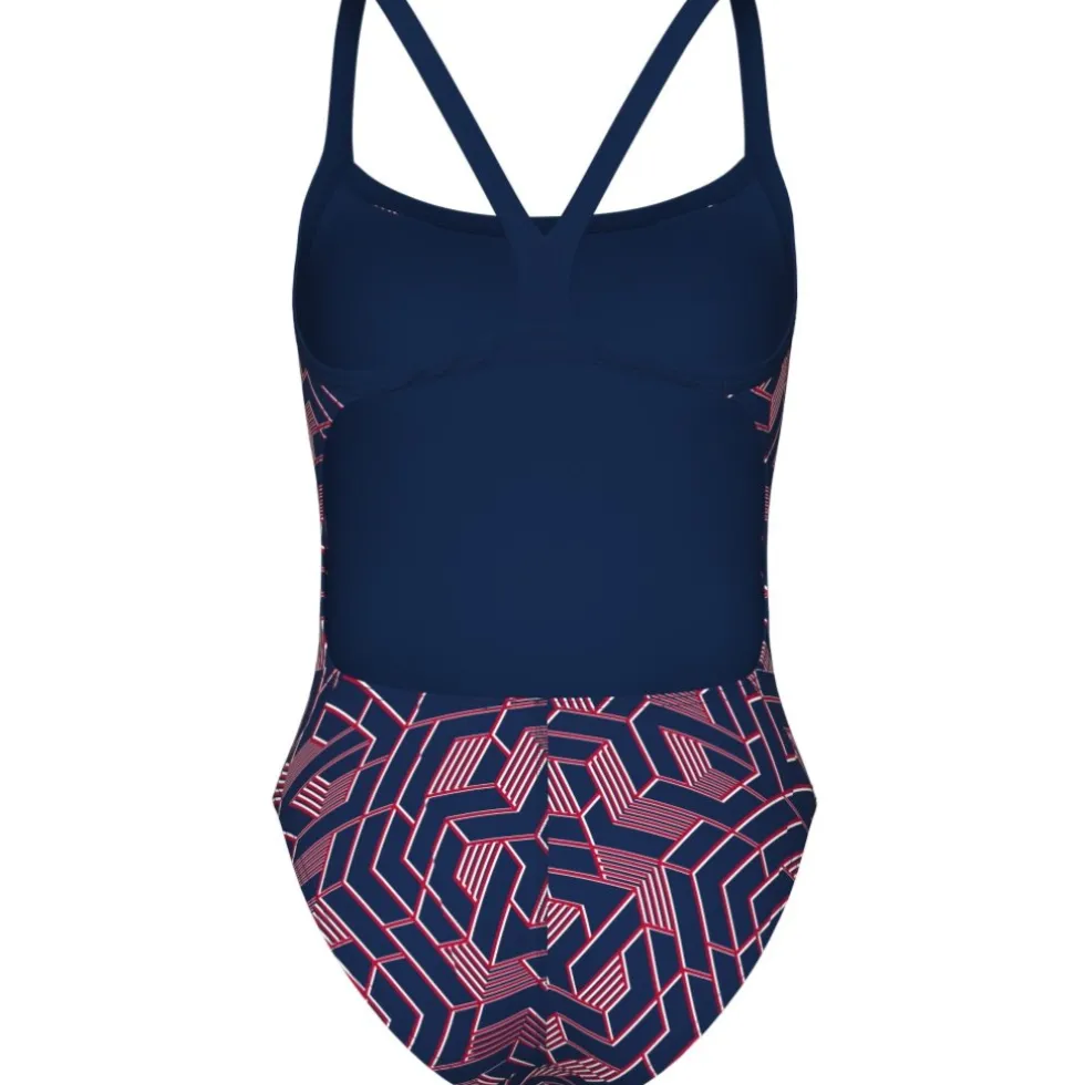 arena Performance Escape Challenge Back Badpak Dames - Navy/Team Rood Wit Blauw