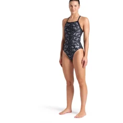 Wedstrijd Zwemkleding < arena Performance Escape Light Drop Back Badpak Dames - Zwart/Team Zwart