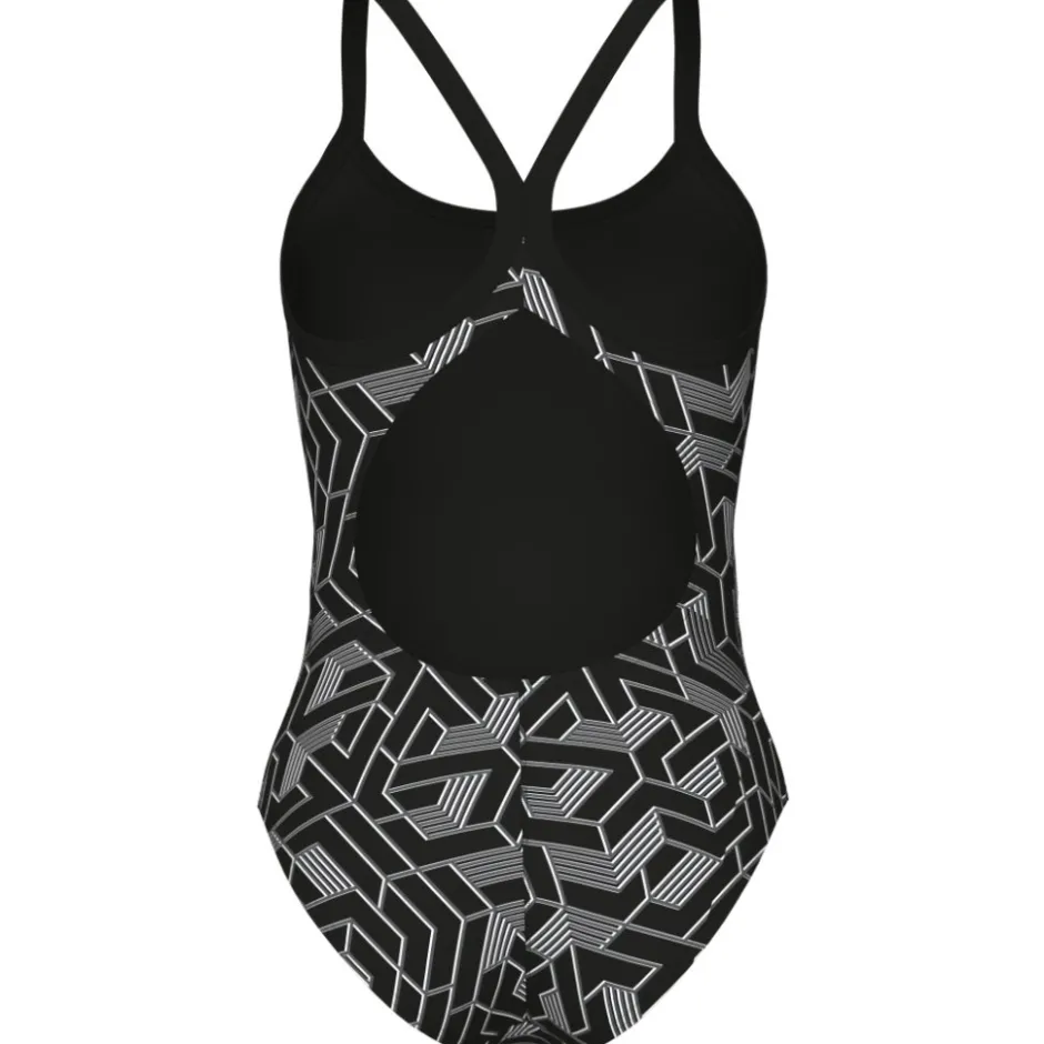 Wedstrijd Zwemkleding < arena Performance Escape Light Drop Back Badpak Dames - Zwart/Team Zwart
