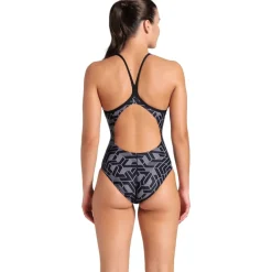 Wedstrijd Zwemkleding < arena Performance Escape Light Drop Back Badpak Dames - Zwart/Team Zwart