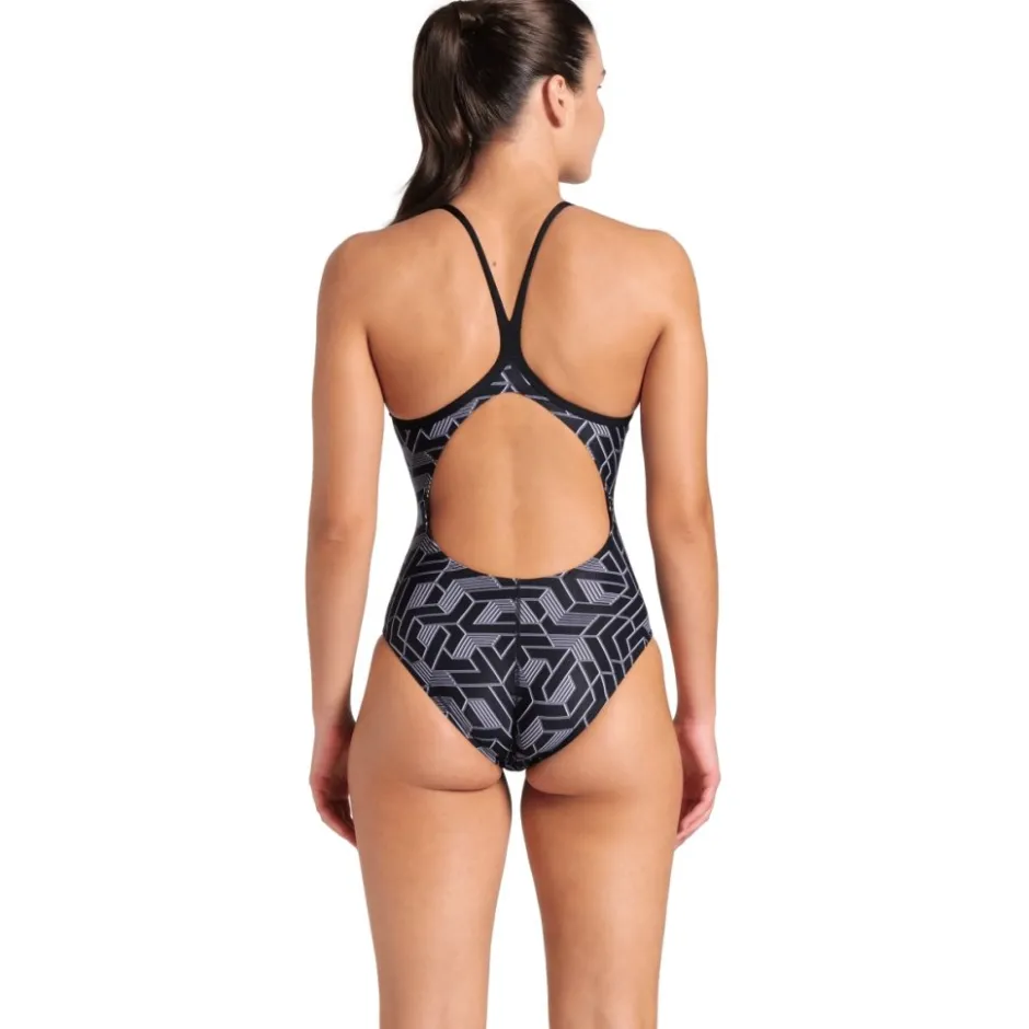 Wedstrijd Zwemkleding < arena Performance Escape Light Drop Back Badpak Dames - Zwart/Team Zwart