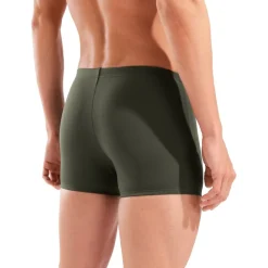 arena Performance Graphic Zwemshort Heren - Dark Sage/Black
