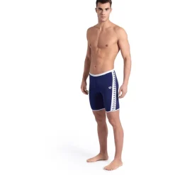 Wedstrijd Zwemkleding < arena Performance Icons Solid Zwemjammer Heren - Navy/White