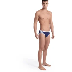 Wedstrijd Zwemkleding|Zwembroeken & Bikini'S < arena Performance Icons Solid Zwemslip Heren - Navy/White