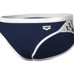 Wedstrijd Zwemkleding|Zwembroeken & Bikini'S < arena Performance Icons Solid Zwemslip Heren - Navy/White