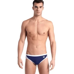 Wedstrijd Zwemkleding|Zwembroeken & Bikini'S < arena Performance Icons Solid Zwemslip Heren - Navy/White